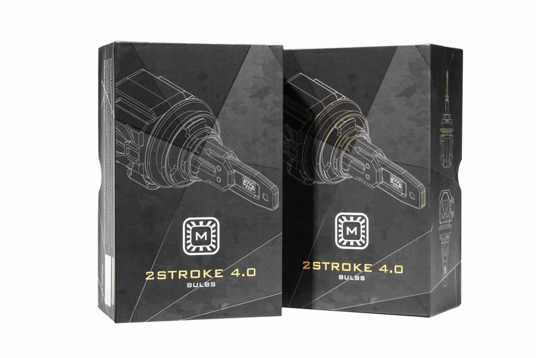 Morimoto H4 2Stroke 4.0 LED Headlight Bulbs – Ultra Bright, Plug-and-Play Upgrade