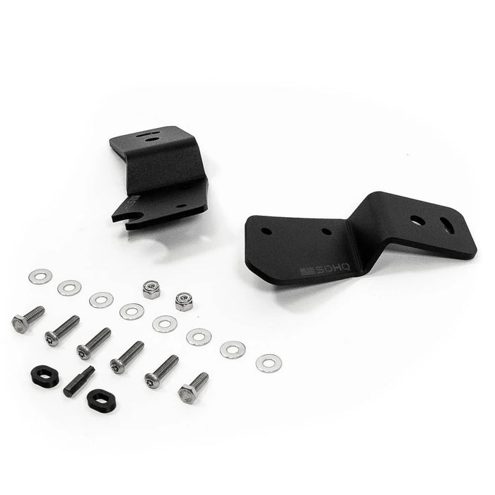 SDHQ A-Pillar Light Mounts | Fits 2021–2024 Ford Bronco & Bronco Raptor | Heavy-Duty Bolt-On Design