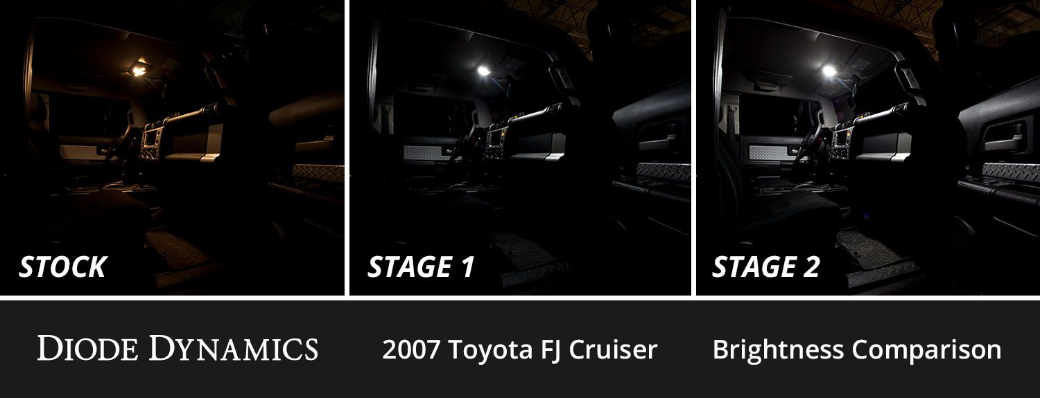 Interior LED Conversion Kit for 2007-2014 Toyota FJ Cruiser