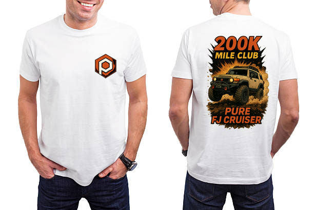 200K Mile Club T-Shirt - FJ Cruiser