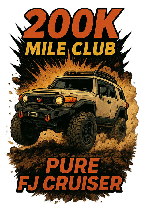 200K Mile Club T-Shirt - FJ Cruiser