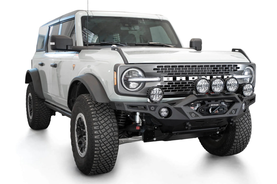 ADD 2021–2025 Ford Bronco Krawler Front Bumper – Winch Ready – High Clearance – Made in USA