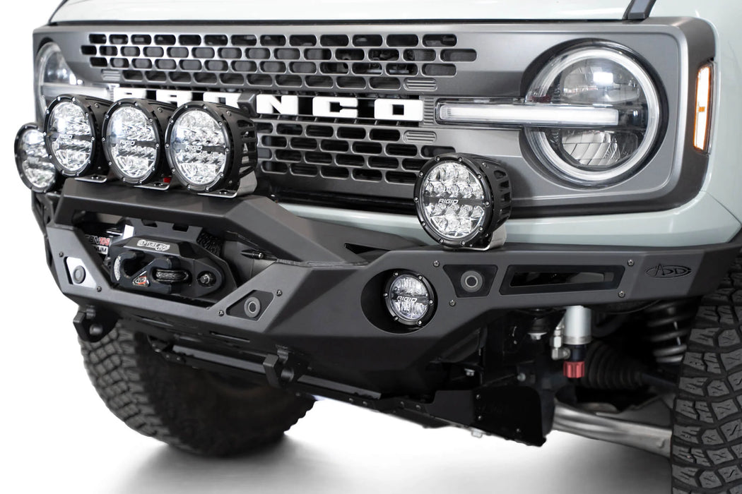 ADD 2021–2025 Ford Bronco Krawler Front Bumper – Winch Ready – High Clearance – Made in USA