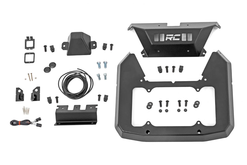 Rough Country Spare Tire Delete Kit | Fits 2021–2025 Ford Bronco 4WD | License Plate & Camera Relocation