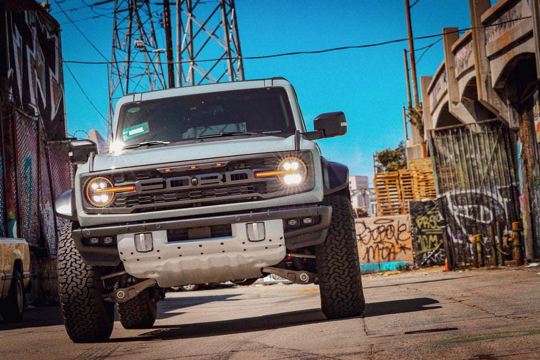 AlphaRex NOVA-Series LED Projector Headlights – Black Fits: 2021–2025 Ford Bronco & 2022–2025 Bronco Raptor Bold Styling Meets Advanced Lighting Performance