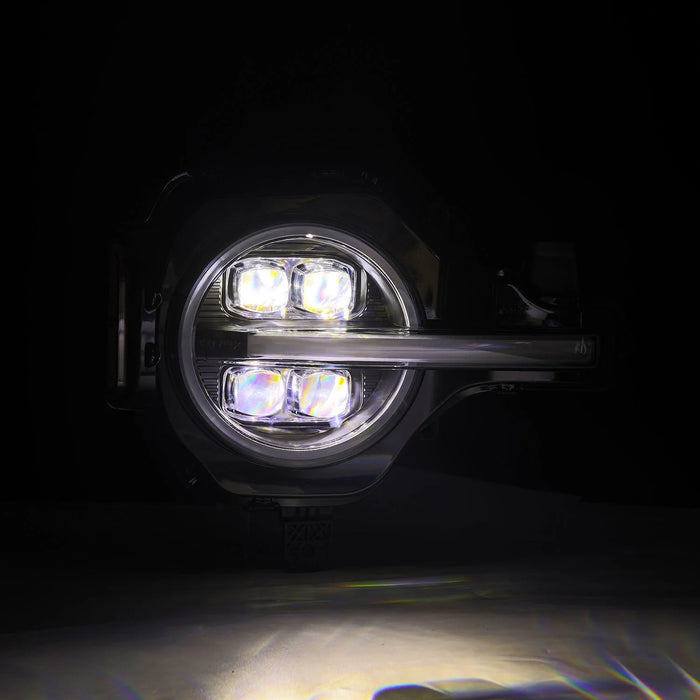 AlphaRex NOVA-Series LED Projector Headlights – Black Fits: 2021–2025 Ford Bronco & 2022–2025 Bronco Raptor Bold Styling Meets Advanced Lighting Performance