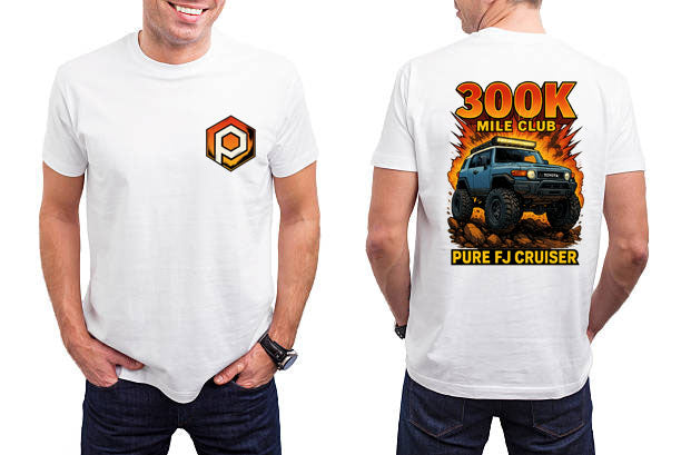 300K Mile Club T-Shirt - FJ Cruiser