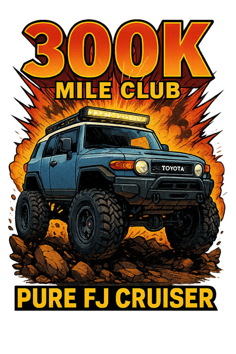 300K Mile Club T-Shirt - FJ Cruiser