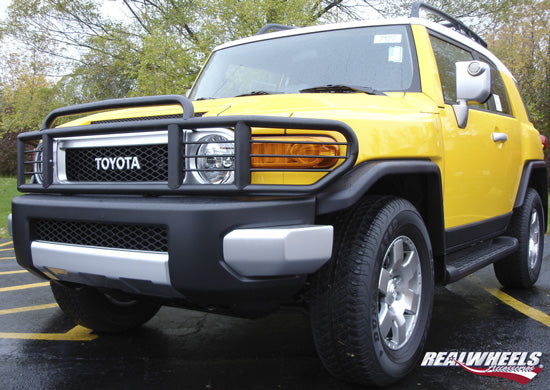 Real Wheels Double Tier Wrap Around Brush Guard with Inserts