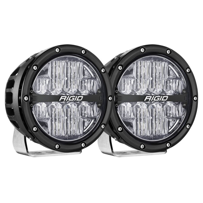 Rigid Industries 360-Series 6" Off-Road Lights – Drive Beam – RGBW Backlight (Pair)