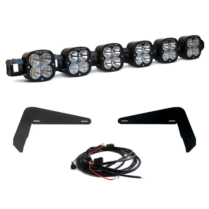 Baja Designs 6XL Linkable Bumper Light Kit – Ford Bronco (2021+) & Bronco Raptor (2022+) For Use with OEM Modular Steel Front Bumper Only