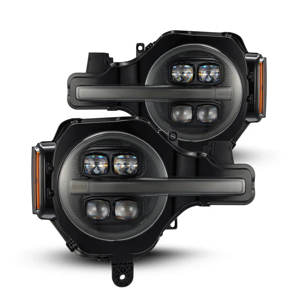 NOVA-Series LED Projector Headlights Alpha-black 21-25 Ford Bronco /22-25 Ford Bronco Raptor