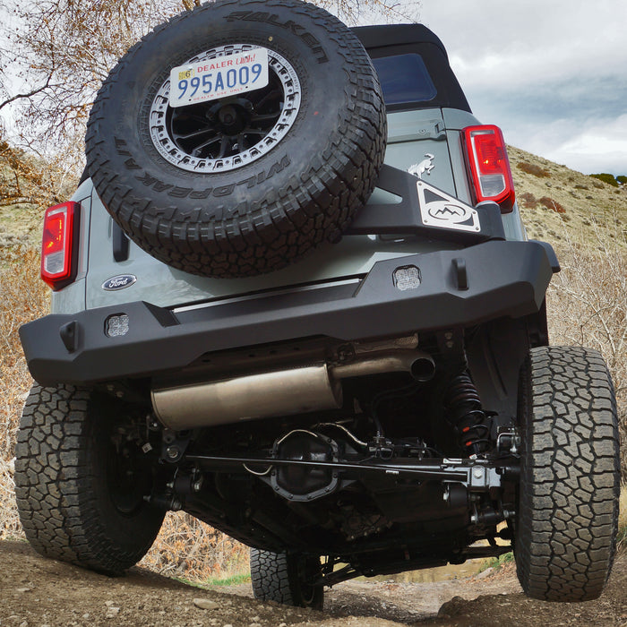 Expedition One Bronco 2021+ Trail Series Rear Bumper w/ Single Swing Tire Carrier System
