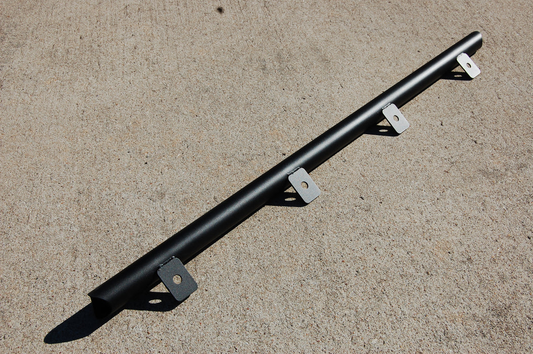 Real Wheels Front Light Bar for Toyota FJ Cruiser – Black Powder-Coated, Mounts up to 4 Lights