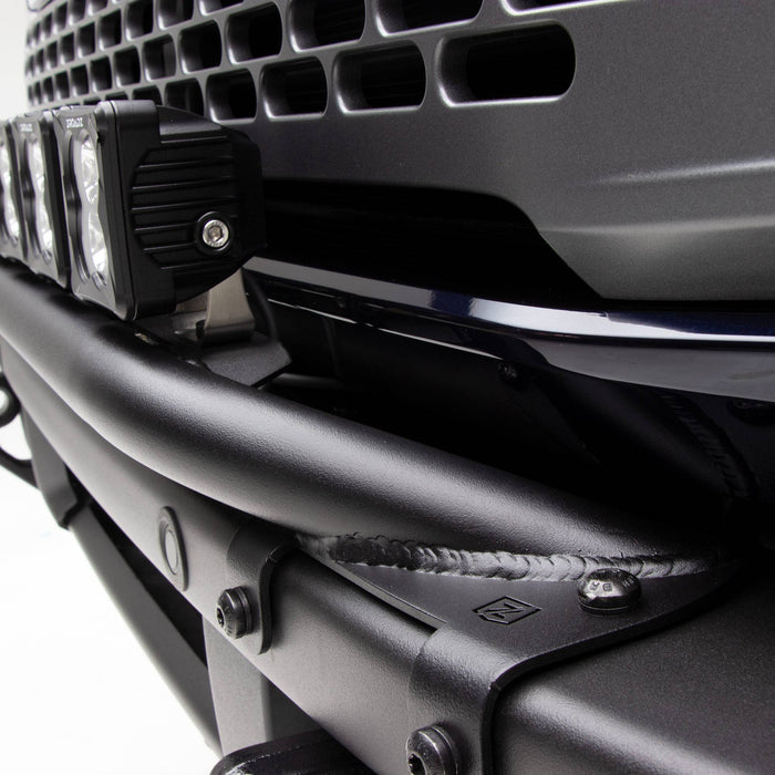 ZROADZ Front Bumper Top LED Kit – 2021–2025 Ford Bronco (w/ Modular Bumper) Includes (6) 3-Inch LED Pod Lights | Made in the USA - PN #Z325431-KIT