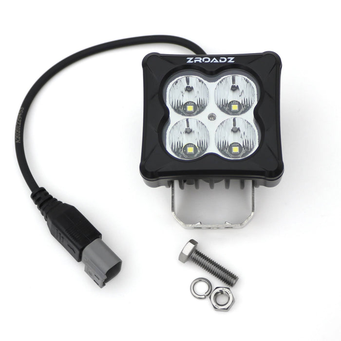 ZROADZ Front Bumper Top LED Kit – 2021–2025 Ford Bronco (w/ Modular Bumper) Includes (6) 3-Inch LED Pod Lights | Made in the USA - PN #Z325431-KIT