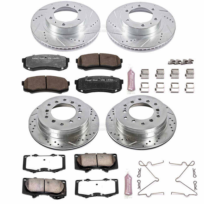 Power Stop Z36 Truck & Tow Brake Upgrade Kit 2003-2009 Toyota 4Runner, 2007-2009 Toyota FJ Cruiser
