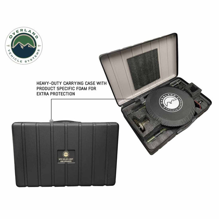OVS Wild Land Camping Gear - UFO Solar Light Light Pods & Speaker Universal