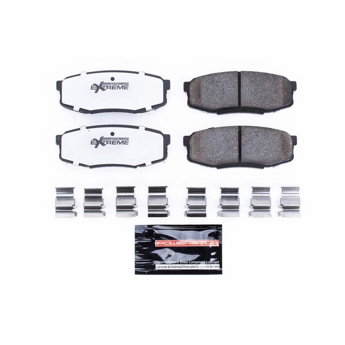 PowerStop Z36 Rear Brake Pads for 2007–2021 Toyota Tundra – Carbon-Fiber Ceramic, Truck & Tow Upgrade