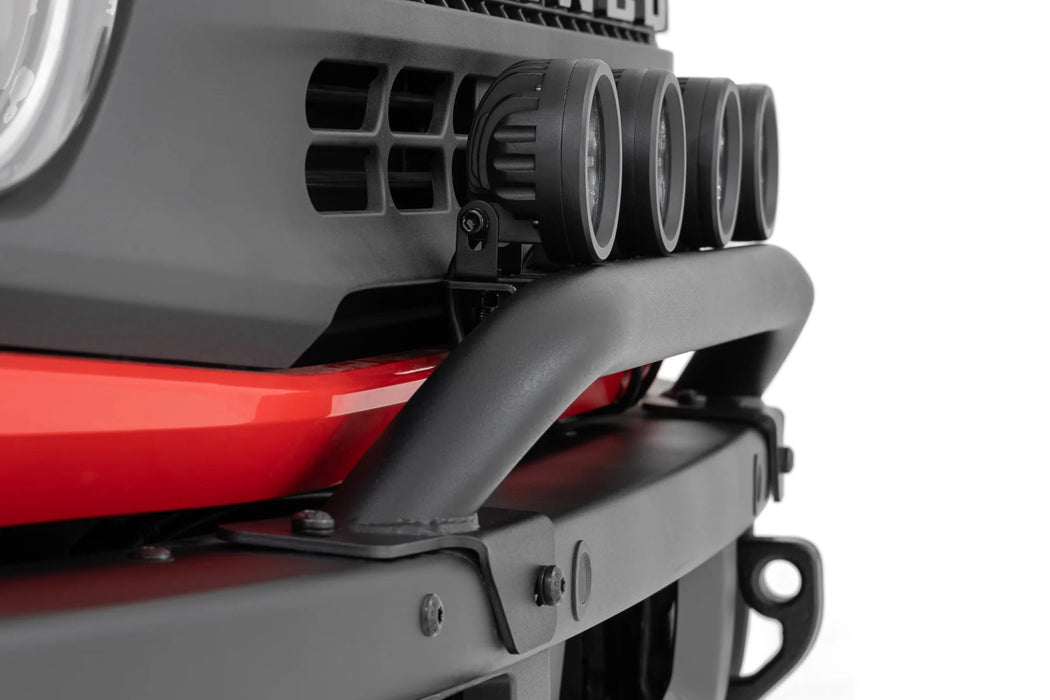 Rough Country Light Bar Mount – 2021–2025 Ford Bronco 4WD For Factory Modular Bumper | Rugged Off-Road Lighting Support