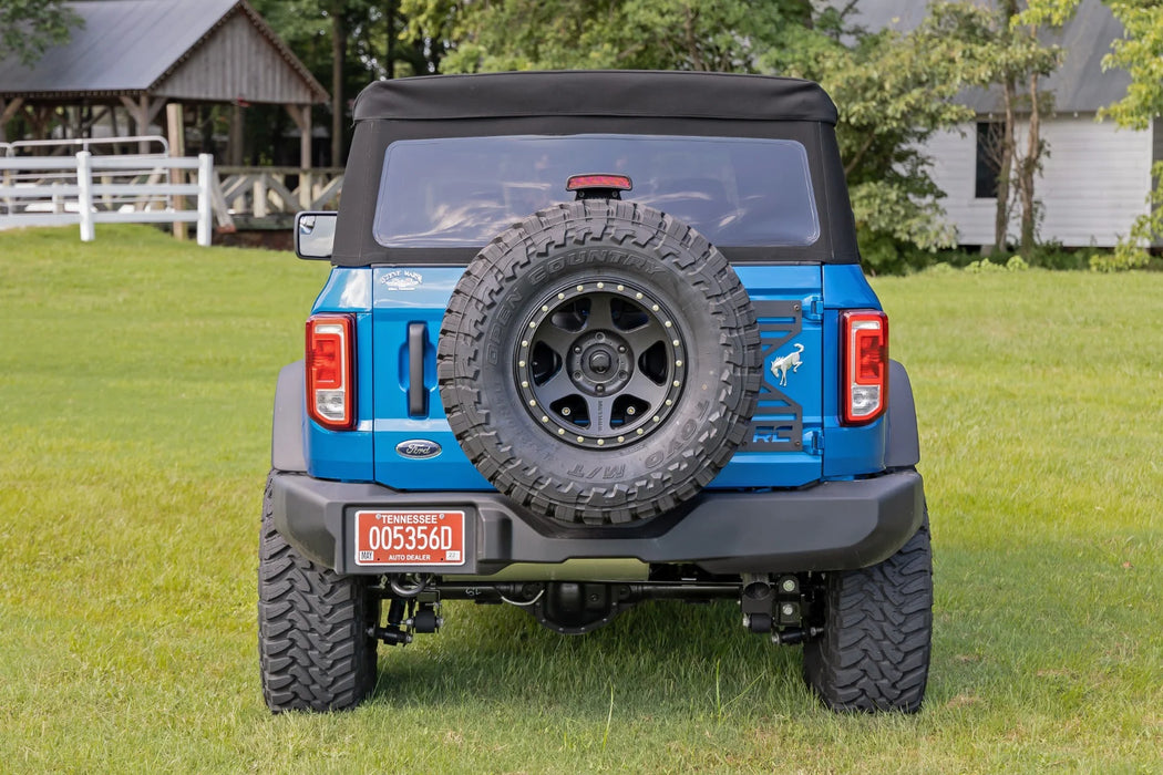 Rough Country Tailgate Reinforcement Kit | Fits 2021–2025 Ford Bronco 4WD | Supports Up to 37” Spare Tire