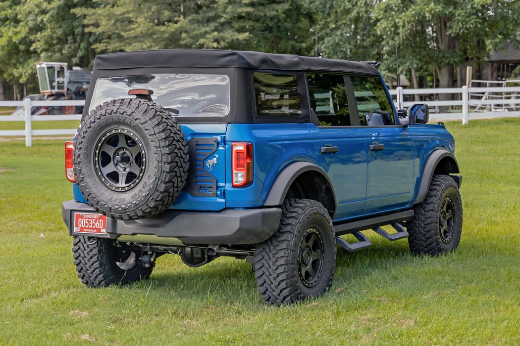 Rough Country Tailgate Reinforcement Kit | Fits 2021–2025 Ford Bronco 4WD | Supports Up to 37” Spare Tire