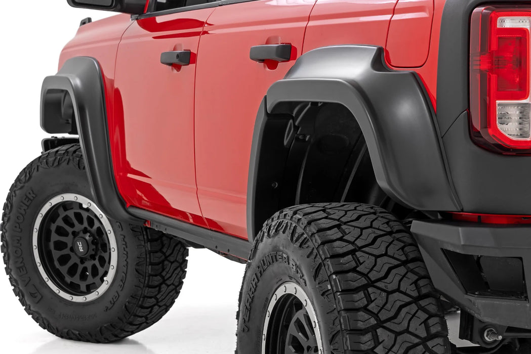 Rough Country Fender Flares; Ford Bronco 4WD (2021-2025)