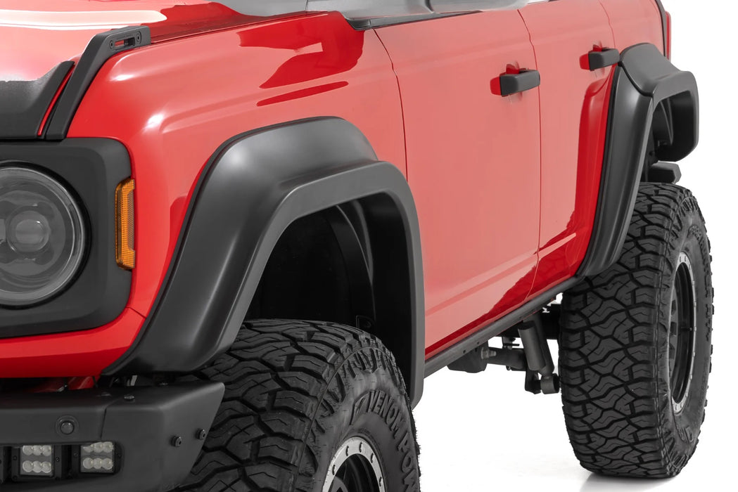 Rough Country Fender Flares; Ford Bronco 4WD (2021-2025)