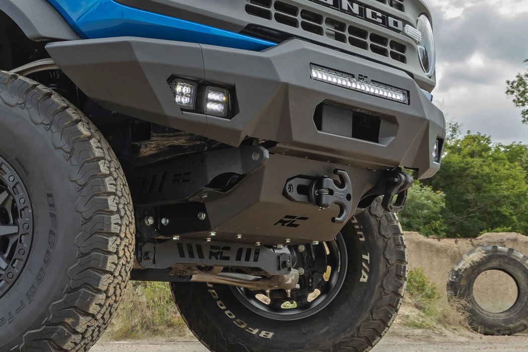 Rough Country Hidden Winch Mount | Fits 2021–2025 Ford Bronco 4WD | Up to 12,000 lb Winch