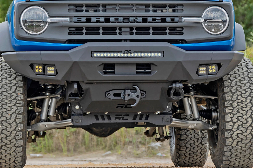Rough Country Hidden Winch Mount | Fits 2021–2025 Ford Bronco 4WD | Up to 12,000 lb Winch