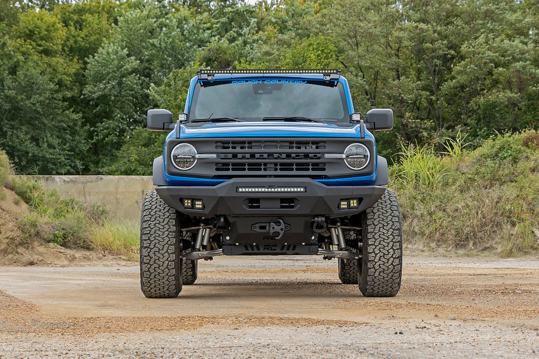 Rough Country Hidden Winch Mount | Fits 2021–2025 Ford Bronco 4WD | Up to 12,000 lb Winch