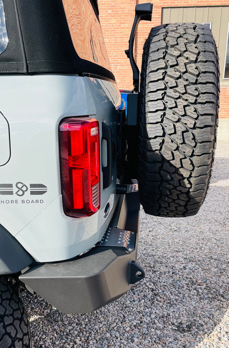 Expedition One Bronco 2021+ Trail Series Rear Bumper w/ Single Swing Tire Carrier System