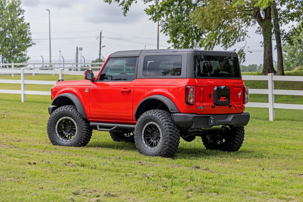 Rough Country Spare Tire Delete Kit | Fits 2021–2025 Ford Bronco 4WD | License Plate & Camera Relocation