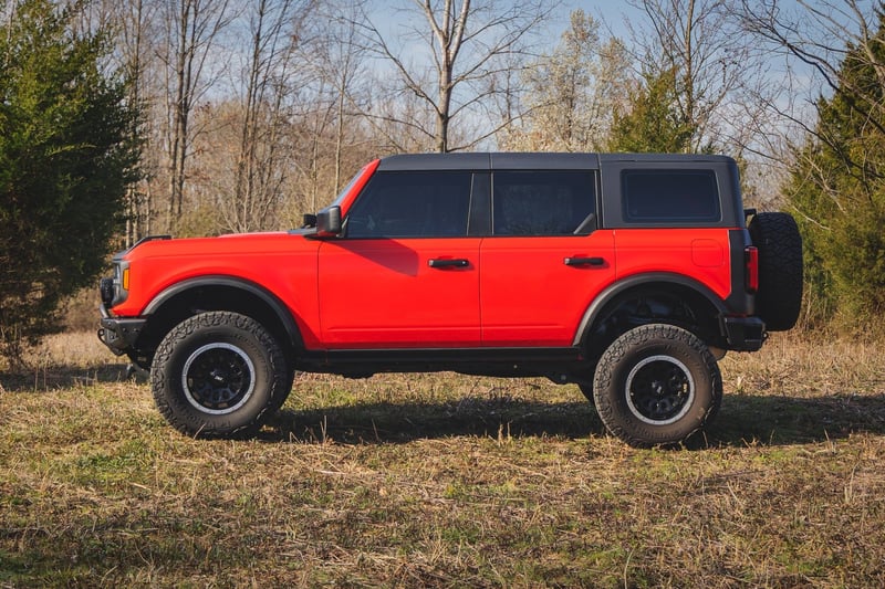 Rough Country Trail Cladding Rear Corners | Fits 2021–2024 Ford Bronco 4WD | High-Density Thermoplastic Protection
