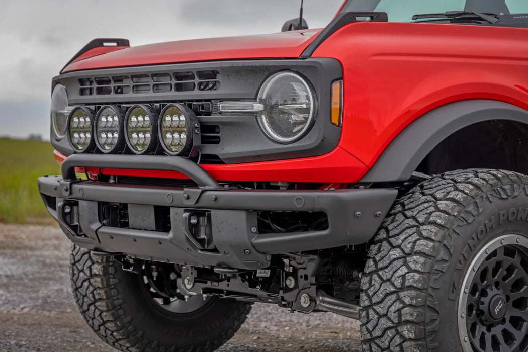 Rough Country Light Bar Mount – 2021–2025 Ford Bronco 4WD For Factory Modular Bumper | Rugged Off-Road Lighting Support