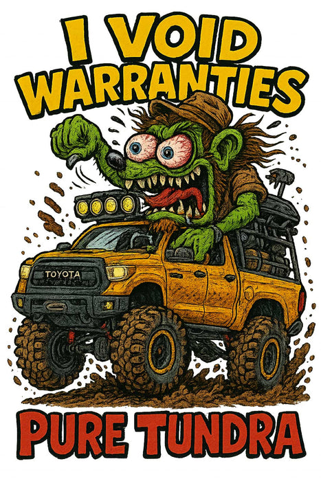 I Void Warranties T-Shirt - Tundra