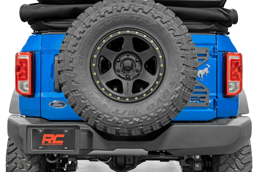 Rough Country Tailgate Reinforcement Kit | Fits 2021–2025 Ford Bronco 4WD | Supports Up to 37” Spare Tire