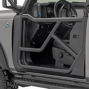 Rough Country 10658 Tubular Steel Doors – Fits 2021–2025 Ford Bronco 4-Door | Aggressive Open-Air Off-Road Design