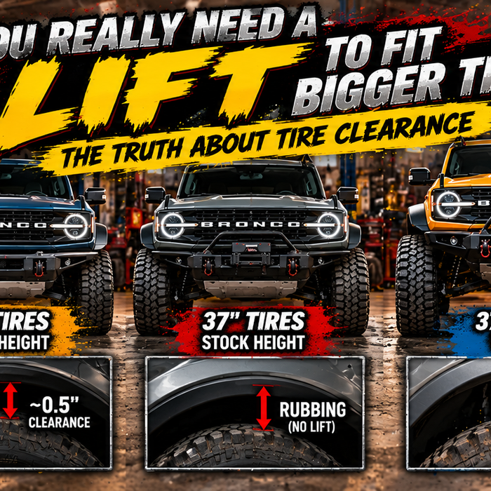 Do You Really Need a Lift to Fit Bigger Tires? The Truth About Tire Clearance