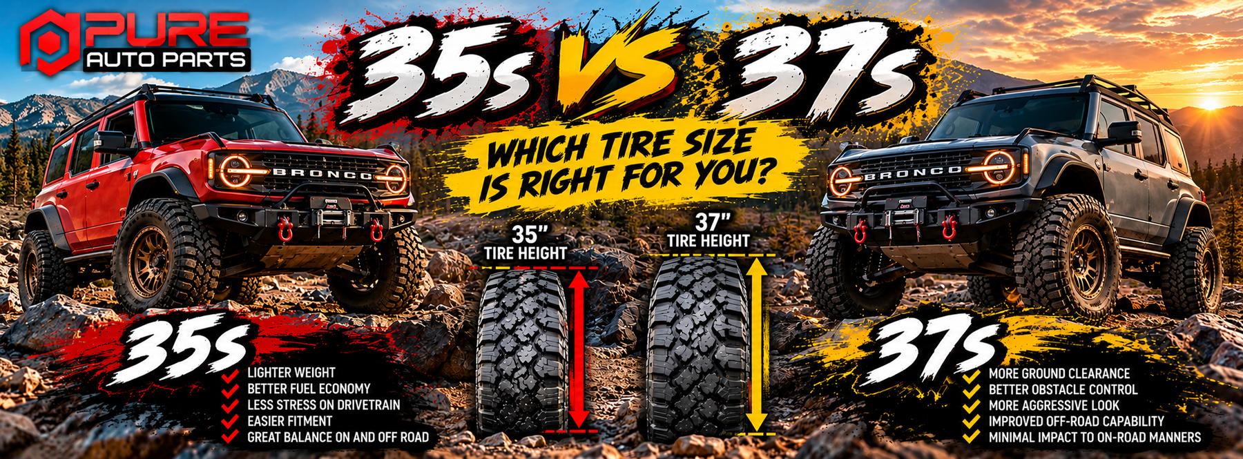 35s vs. 37s: Which Tire Size Is Right for Your Truck or SUV?