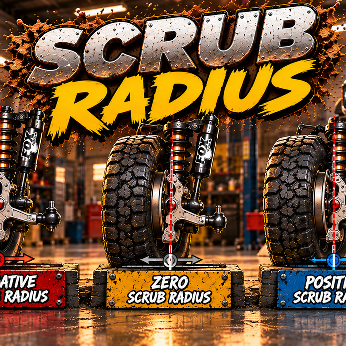 Scrub Radius Explained: How Wheel Offset and Tire Size Affect Steering
