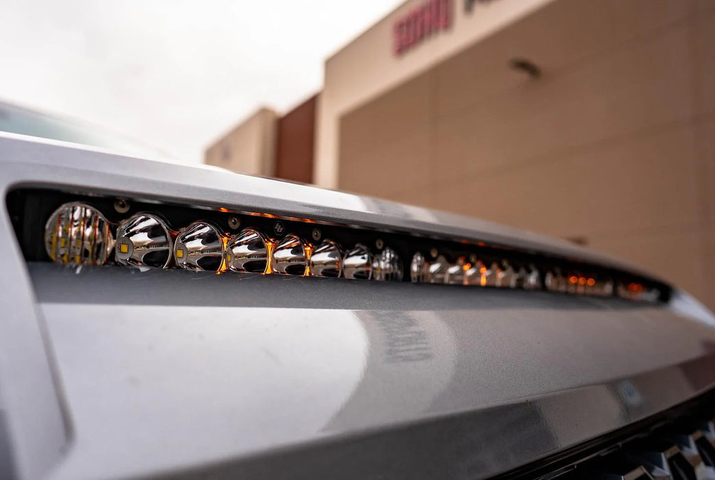 SDHQ Built LED Light Bar Hood Scoop Mount for 2014-2021 Toyota Tundra