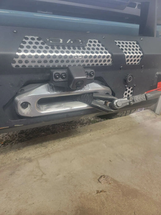 DV8 Offroad Front Camera Relocation Bracket for 2021-2026 Ford Bronco Winch Bumpers