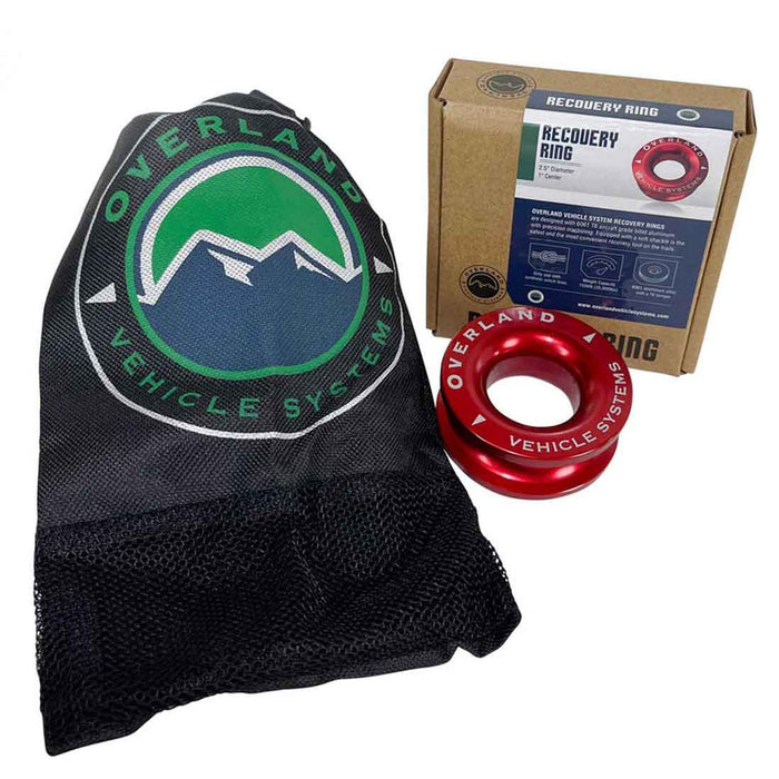 Recovery Ring 2.5" 35,000 lb. Red with Storage Bag