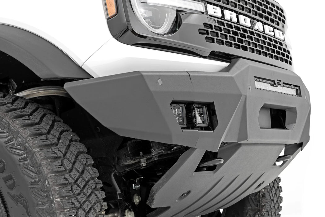 Rough Country Full Width Front Bumper for 2021-2026 Ford Bronco | Light Bar Ready
