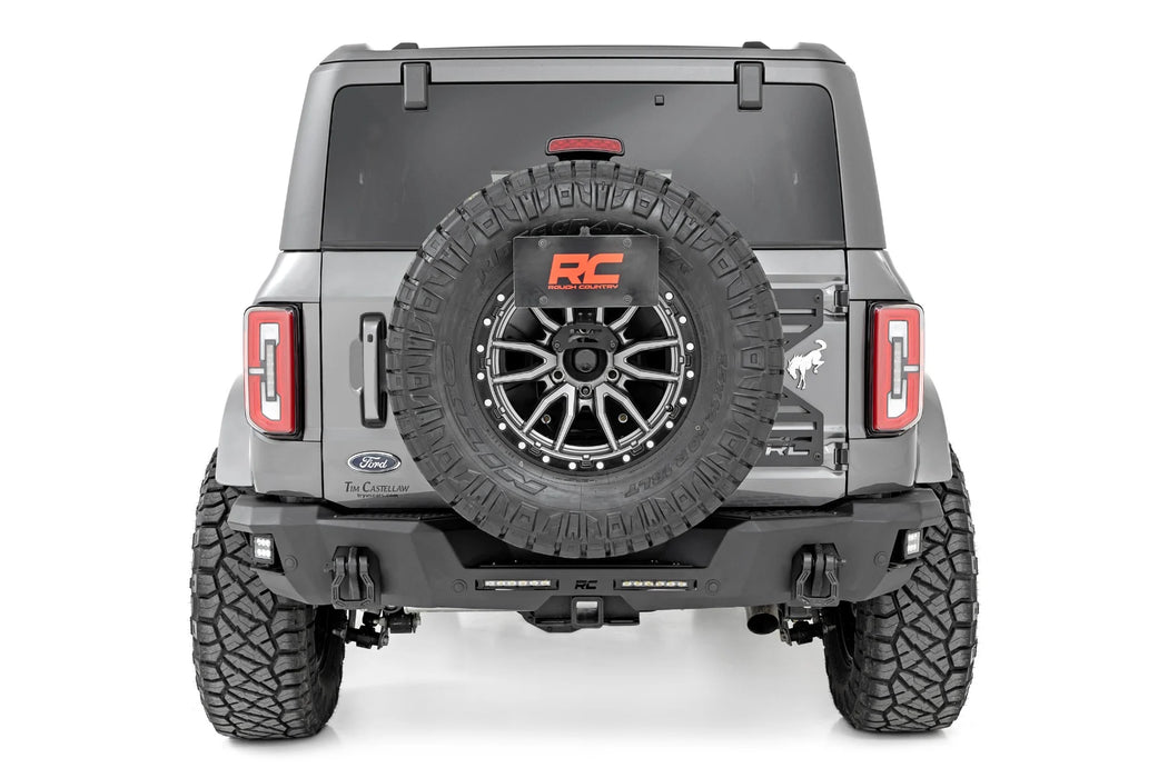 Rough Country Spare Tire License Plate Relocation Bracket for 2021-2026 Ford Bronco
