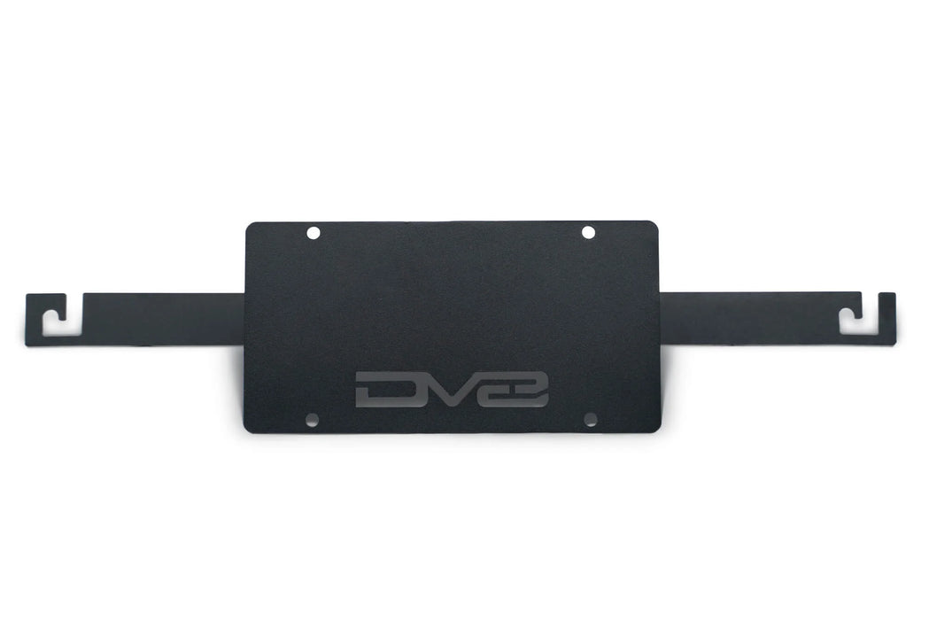 DV8 Offroad Front License Plate Mount for 2021-2026 Ford Bronco Capable Steel Bumper