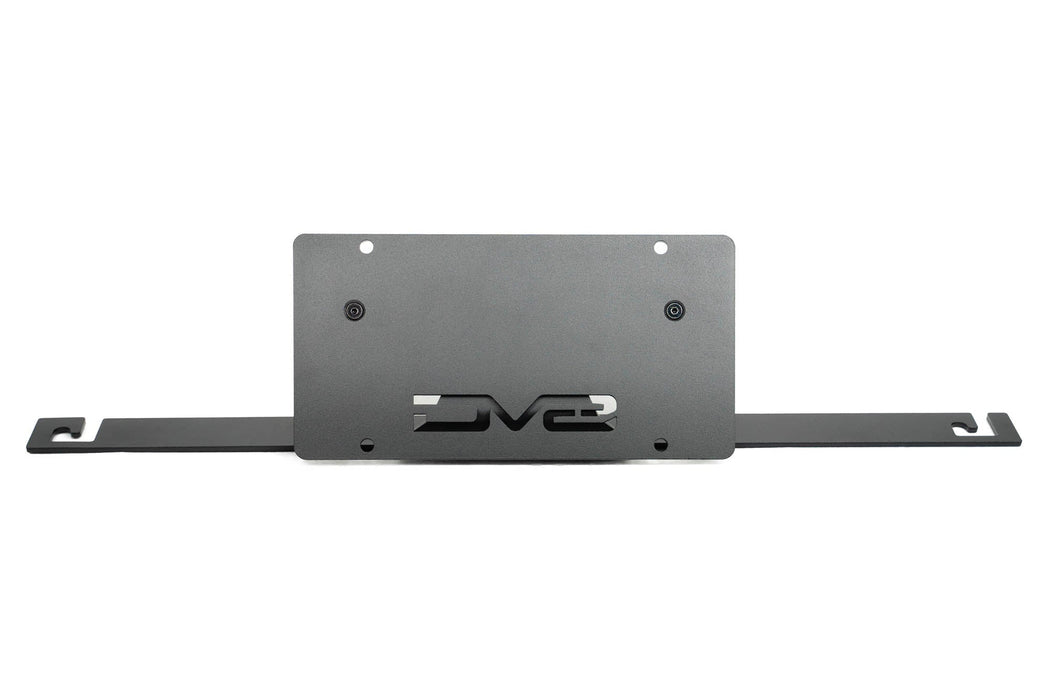 DV8 Offroad Slanted Front License Plate Mount for 2021-2026 Ford Bronco Capable Bumper