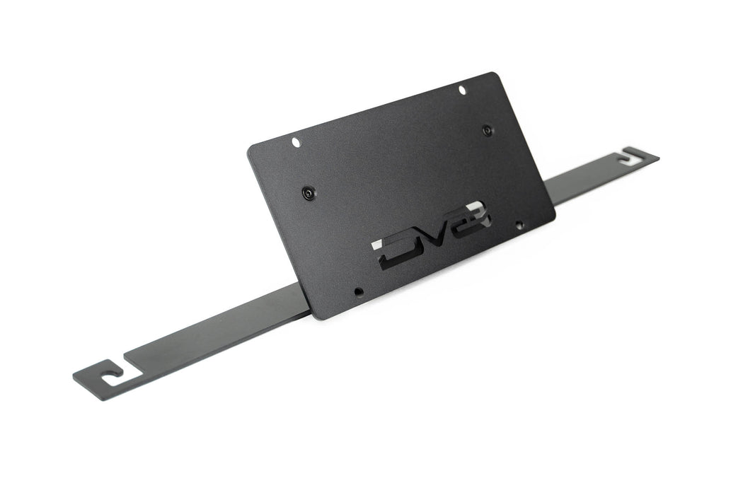DV8 Offroad Slanted Front License Plate Mount for 2021-2026 Ford Bronco Capable Bumper