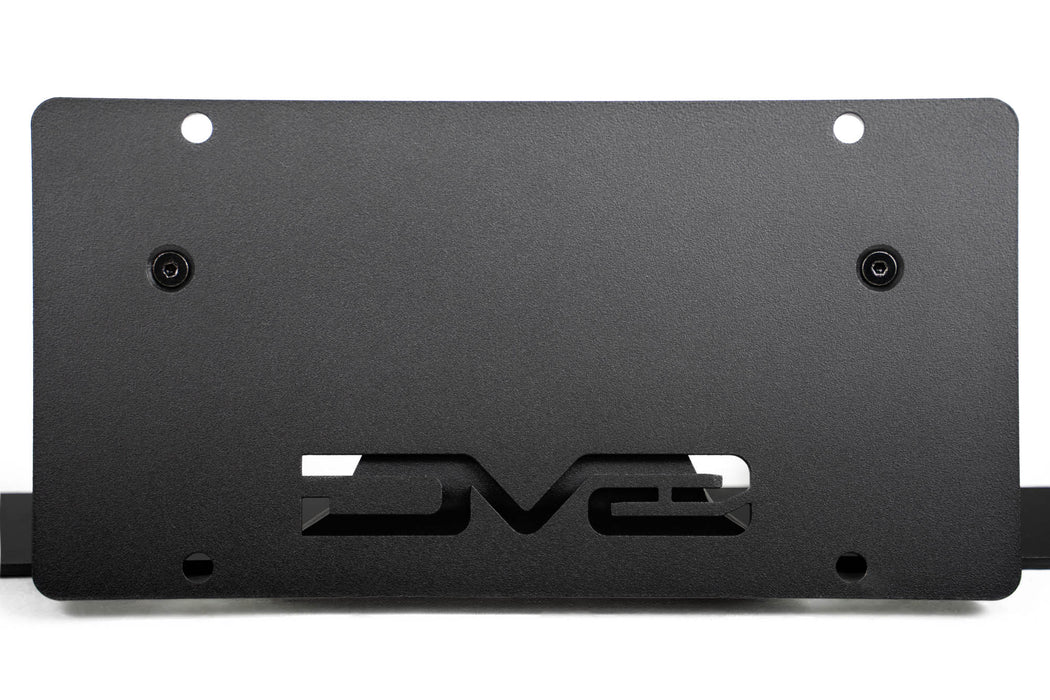 DV8 Offroad Slanted Front License Plate Mount for 2021-2026 Ford Bronco Capable Bumper